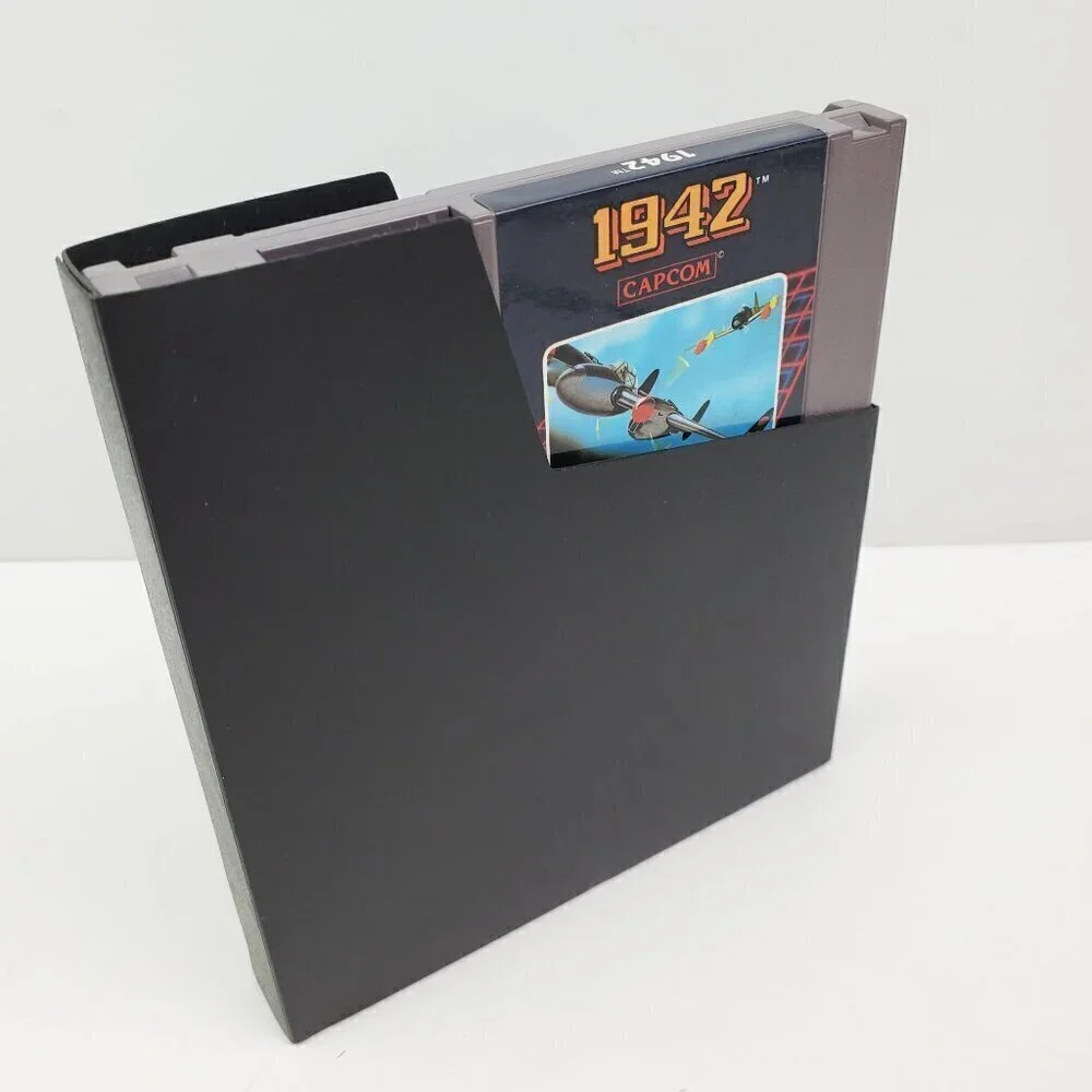 1942 NES Nintendo Video Game Cart. + Sleeve Capcom Authentic Tested